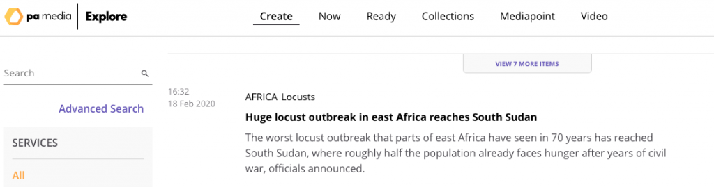 On-screen notifications