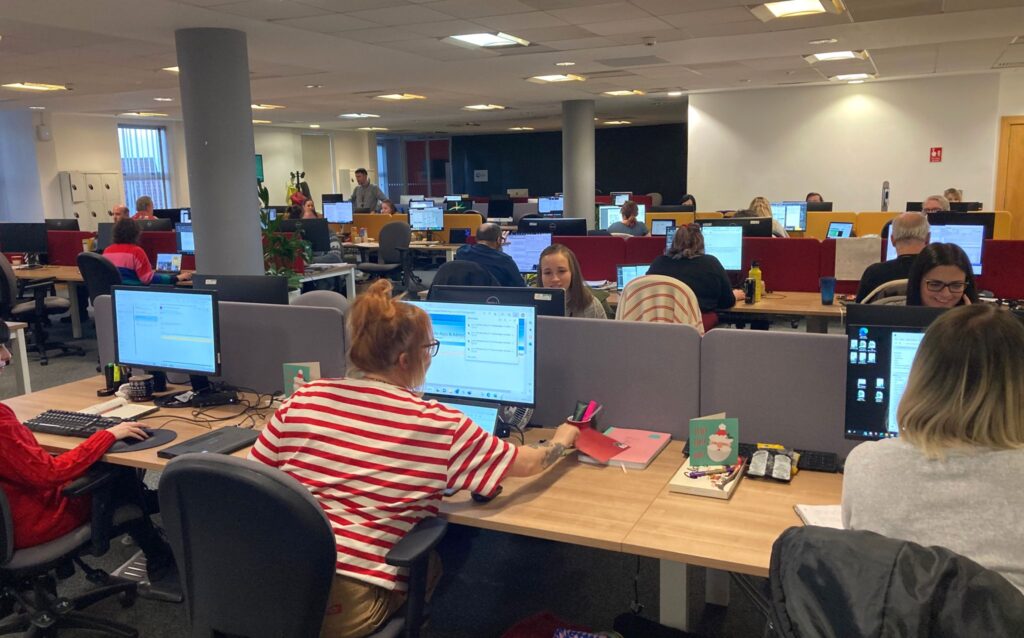 Provide a visual example of Holly's answer around the proudest moment working at PA TV Metadata.