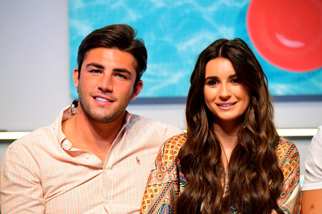 Love Island contestants Jack Fincham and Dani Dyer who are involved in a reality tv moment mentioned in the blog.