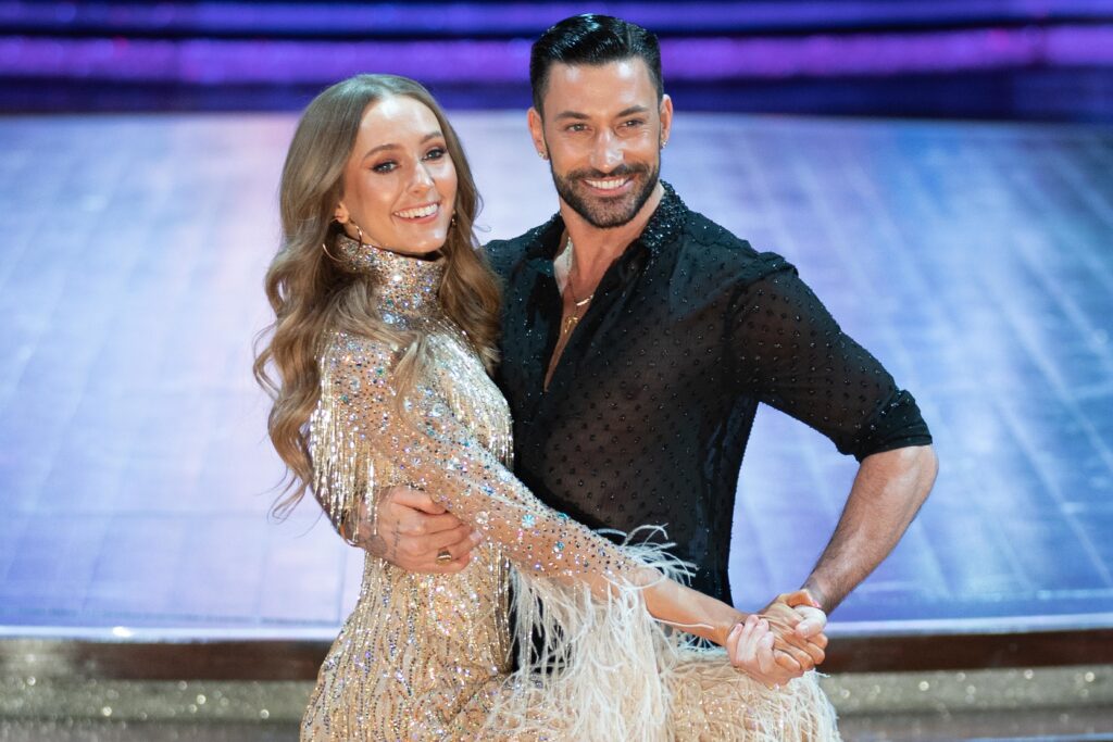 Picture of Rose Ayling-Ellis and Giovanni Pernice, two contestants for Strictly Come Dancing who were mentioned in the blog.