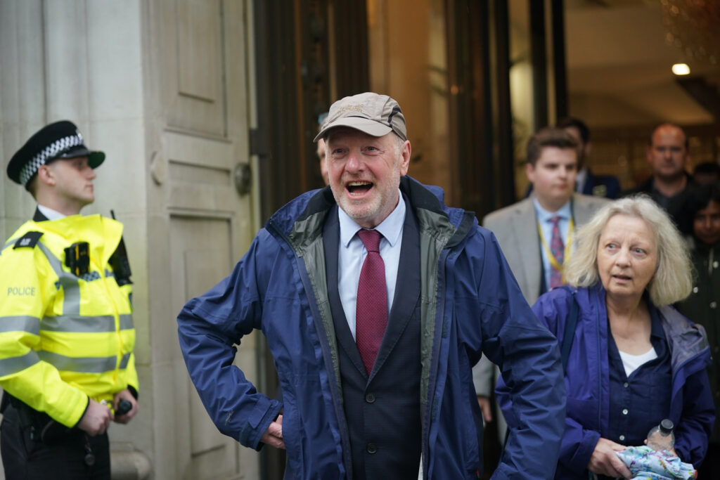 Former sub-postmaster and founder of Justice for Subpostmasters Alliance, Alan Bates at the Post Office Horizon IT inquiry.